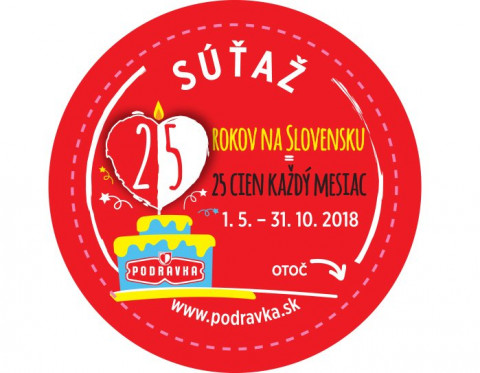 Osláv s nami 25 rokov na slovenskom trhu!